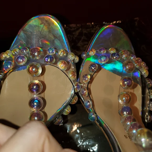 SOLD SOLD!! Christian Louboutin Faridaravie PVC heels - Picture 4 of 12